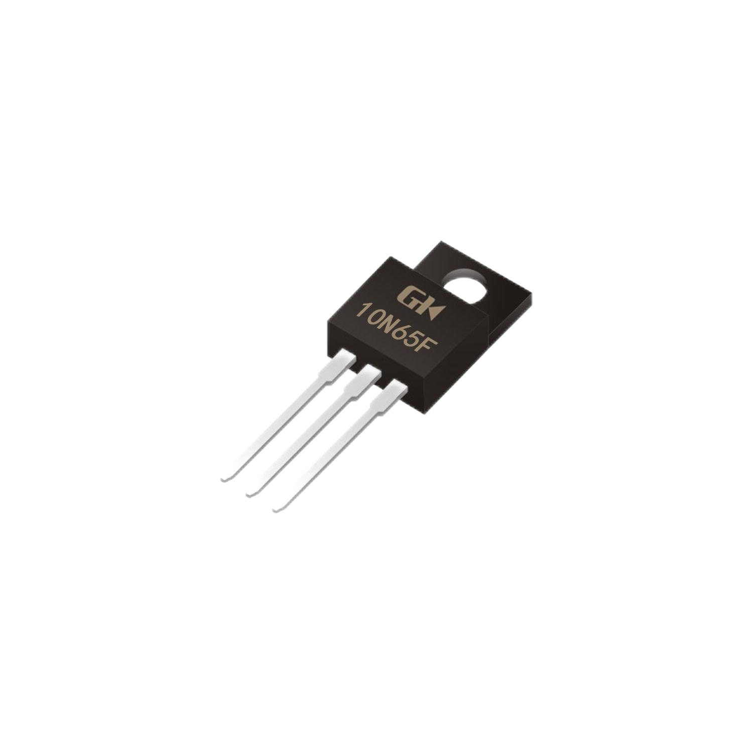 Mosfet 10N65F TO220F 10A650V 0.9Ω N-Kanal
   